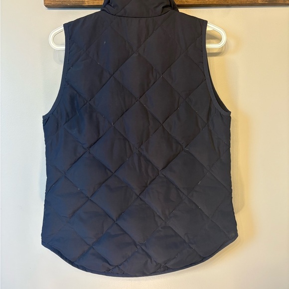 J. Crew Navy Quilted Vest size xxs - Picture 7 of 9